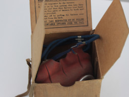 WWII kids 'Mickey Mouse' gasmask in original box, blitz, from 1939
