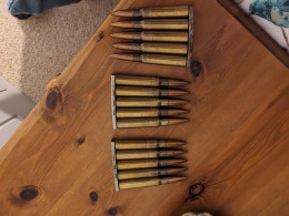 INERT 7.92 Mauser ammunition 1950's dated